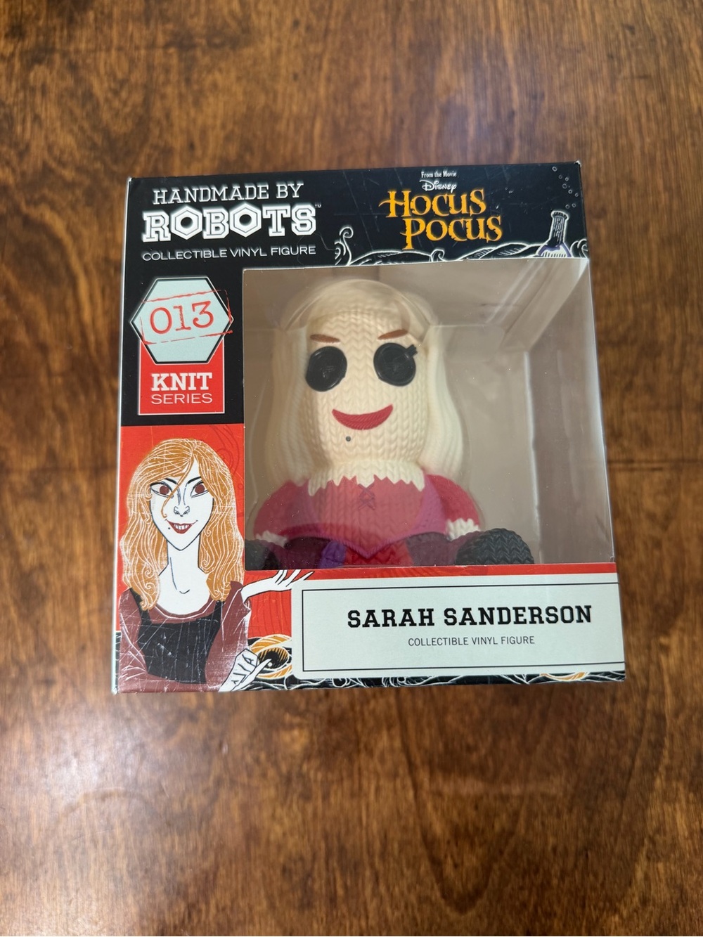 Handmade by Robots Hocus Pocus Sarah Sanderson Knit Vinyl Figure - Cream & Pink